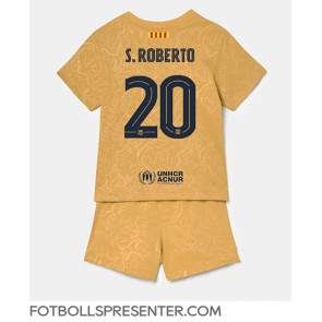 Barcelona Sergi Roberto #20 Bortatröja Barn 2022-23 Kortärmad (+ korta byxor)